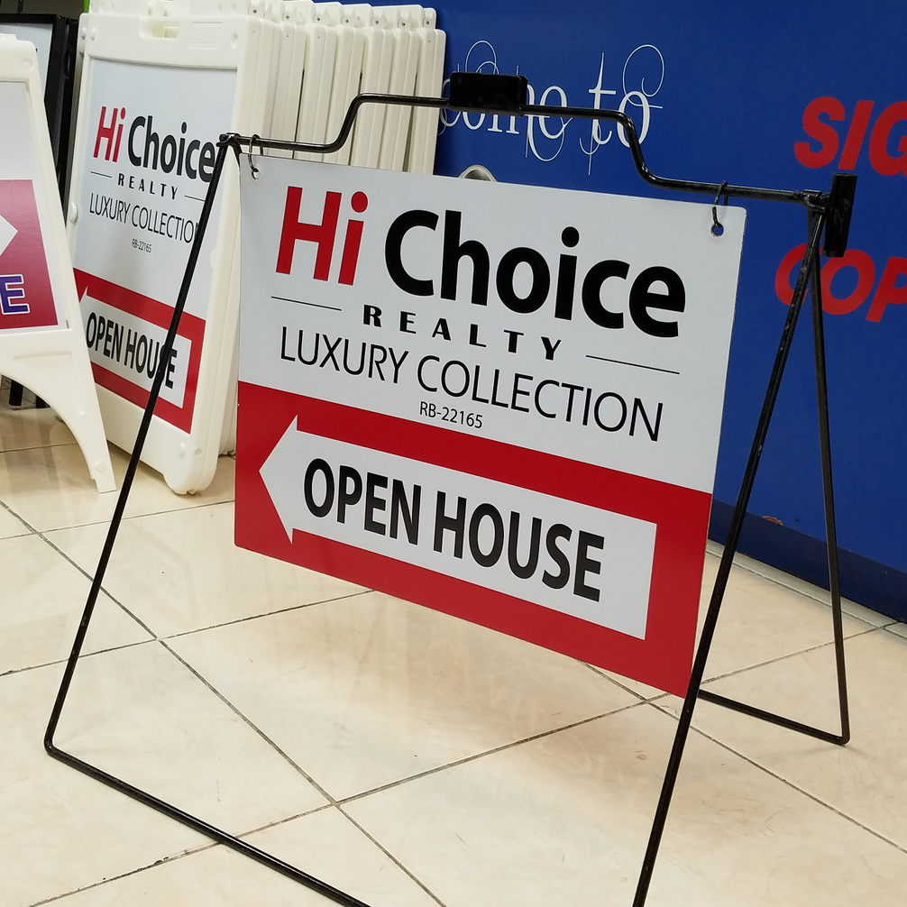 Custom Swing Sign SWING SIGNS/ YARD SIGNS – Signcopyexpress